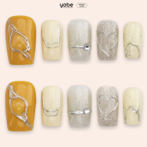 Press On Nails Lovely Yellow 1000