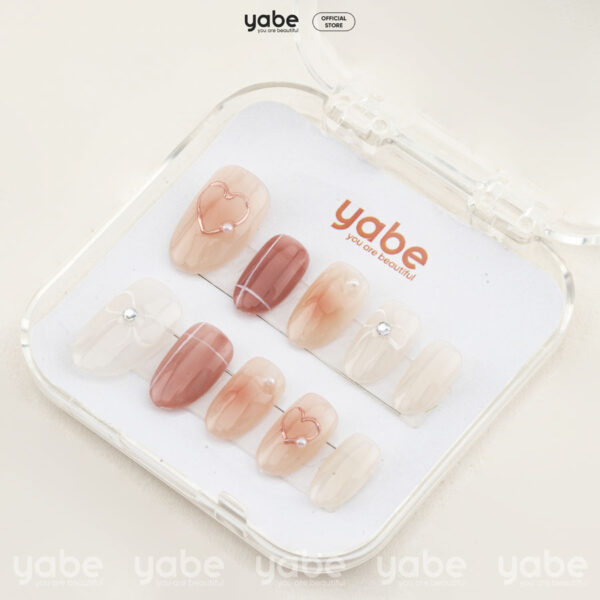 Press on nails lovely pink 1008