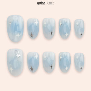 Press On Nails Lovely Blue 1010