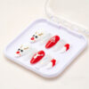 Press on Nails Lovely Red Noel 1013