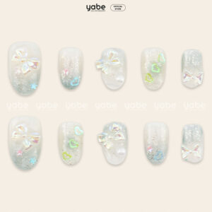 Press on Nails Lovely Green 1015