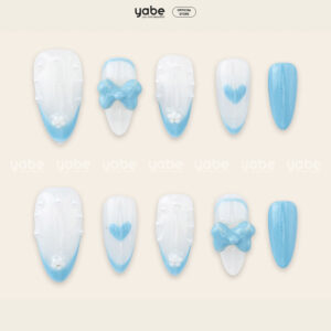 Press on Nails Lovely Blue 1018