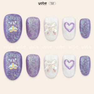 Press on Nails Lovely Purple 1022