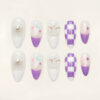 Press on Nails Beauty Purple 1050