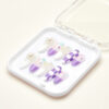Press on Nails Beauty Purple 1050