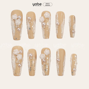 Press on Nails Beauty Cream 1055