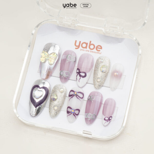 Press on nails beauty purple 1061 - image 2
