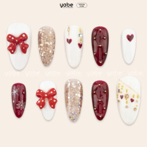 Press on Nails Beauty Red 1070