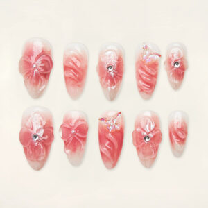Press on Nails Beauty Pink 1073