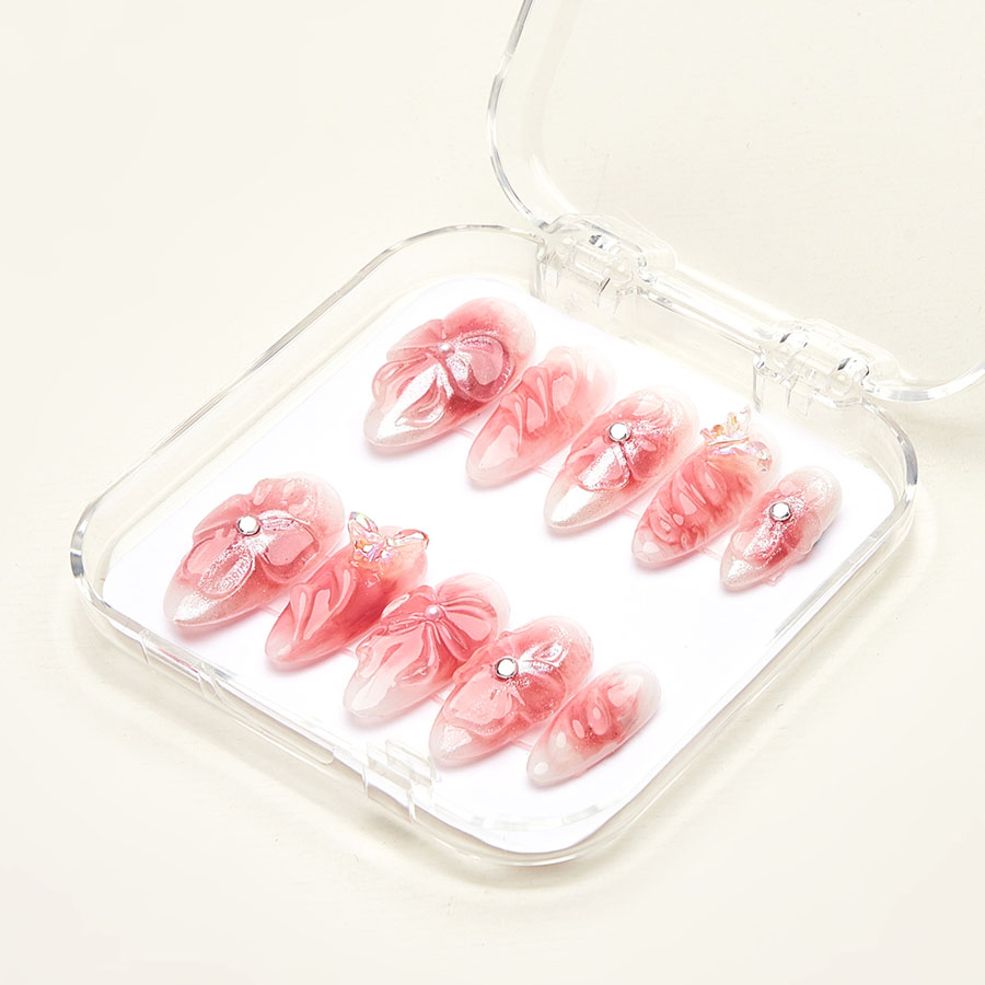 Press on nails beauty pink 1073