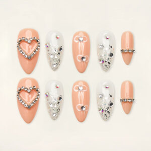 Press on Nails Beauty Cream 1079