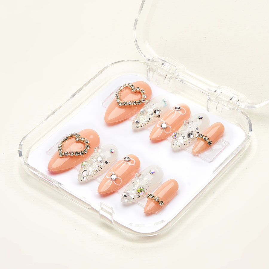 Press on nails beauty cream 1079