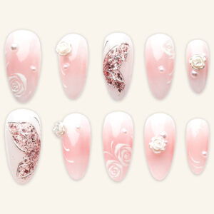 Press on Nails Beauty Pink 1080