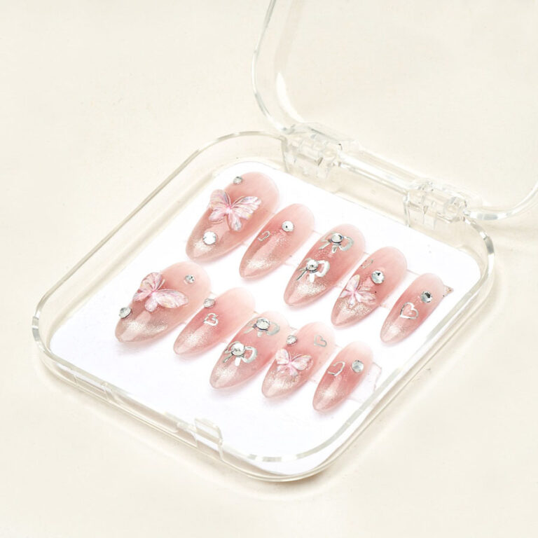 Press on nails beauty pink 1081