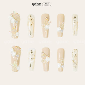 Press On Nails Beauty Cream 1090