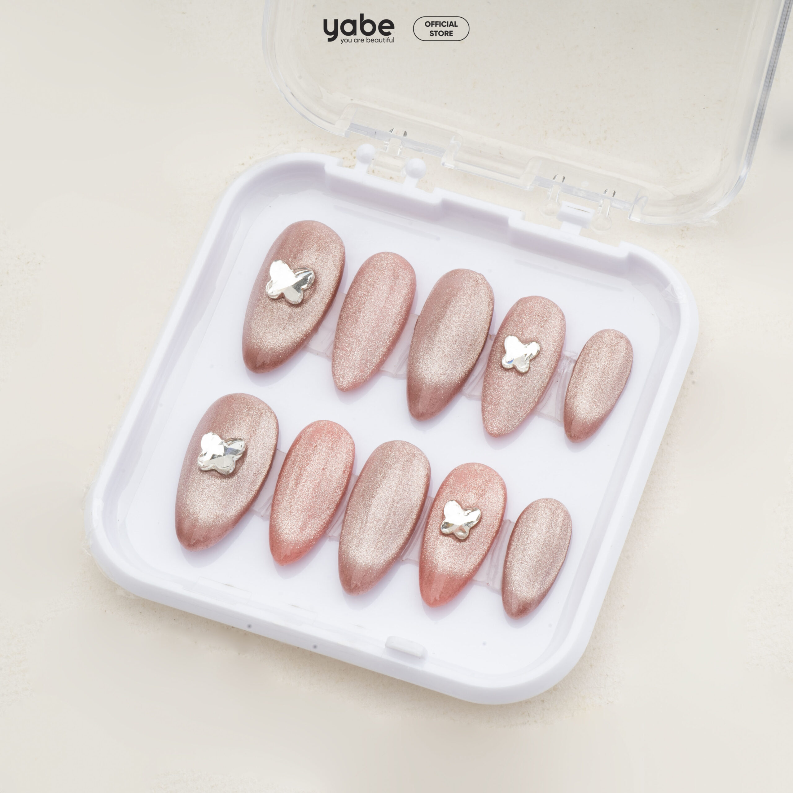 Press on nails beauty pink 1093