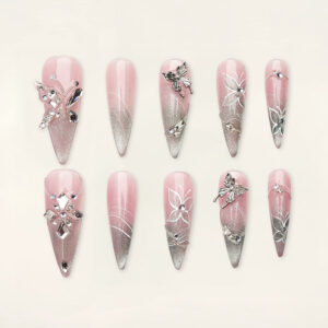 Press on Nails Luxury Pink 1102