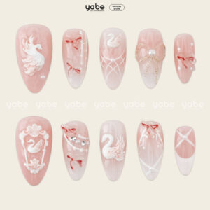 Press on Nails Luxury Pink 1103
