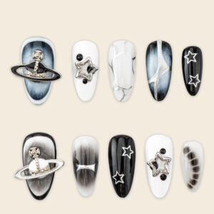 Press on Nails Shinny White 1106