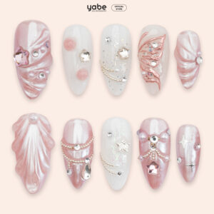 Press On Nails Shinny Pink 1115