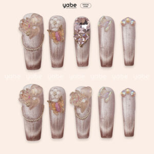 Press on Nails Shinny Pink 1117