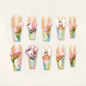 Press on Nails Luxury Mixcolor 1123