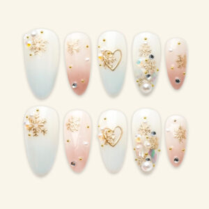 Press on Nails Beauty White 1136