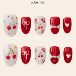 Press on Nails Lovely Red 1138