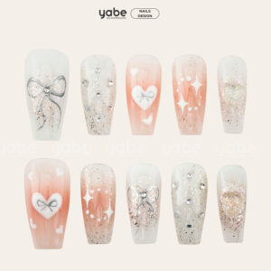 Press on Nails Beauty Pink 1140