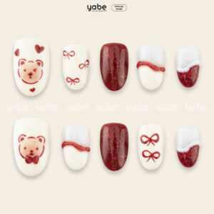 Press on Nails Lovely Red 1151