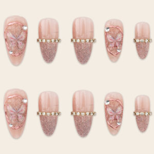 Press on Nails Beauty Pink 1161