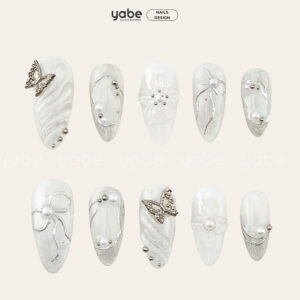 Press on Nails Beauty White 1166
