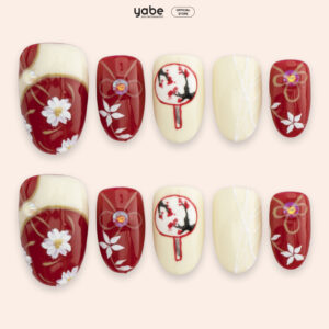 Press On Nails Lovely Red 1168