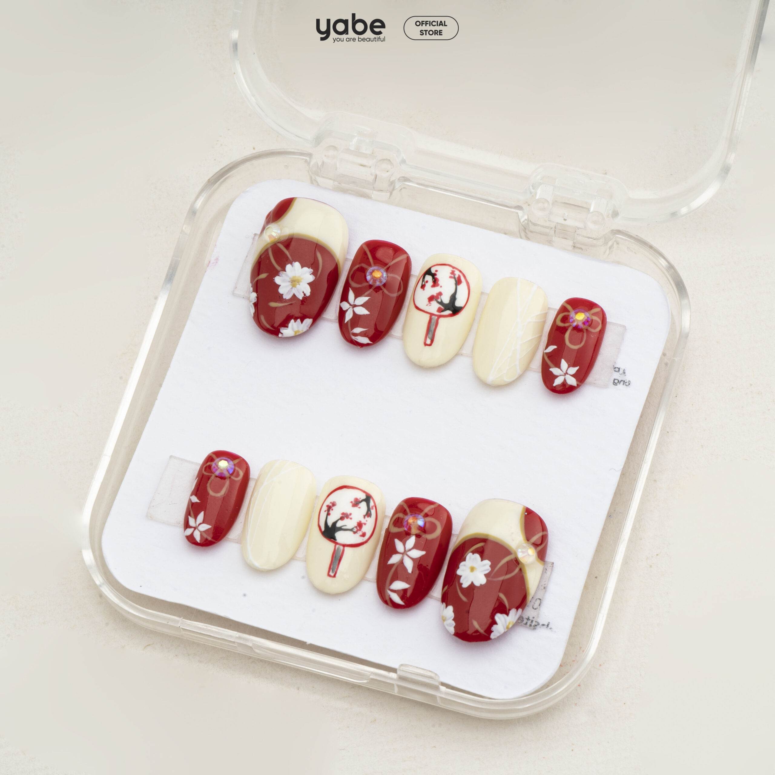 Press on nails lovely red 1168