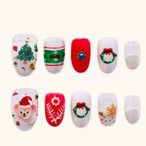 Press on Nails Lovely Red 1174