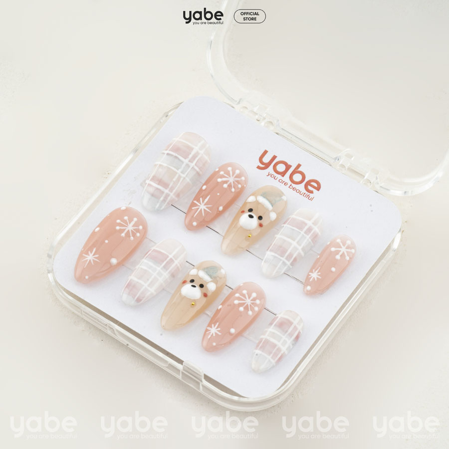 Press on nails beauty pink 1189