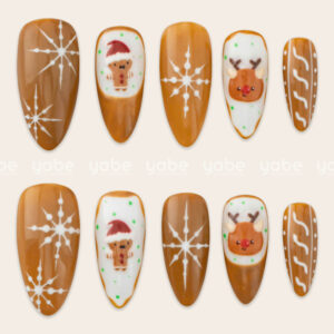 Press on Nails Beauty Brown 1193