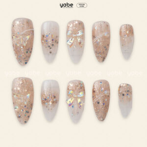 Press on Nails Beauty Brown 1278