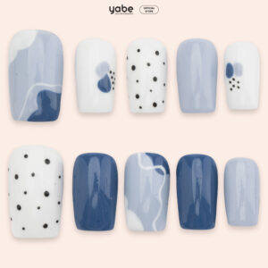 Press On Nails Lovely Blue 1295
