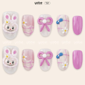 Press on Nails Beauty Pink 1299