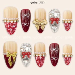Press on Nails Shinny Red 1308