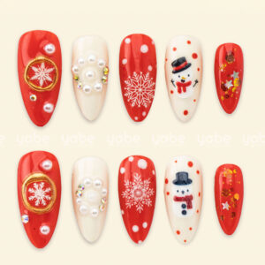 Press on Nails Beauty Red 1314