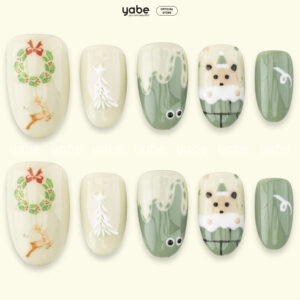Press on Nails Lovely Green 1318