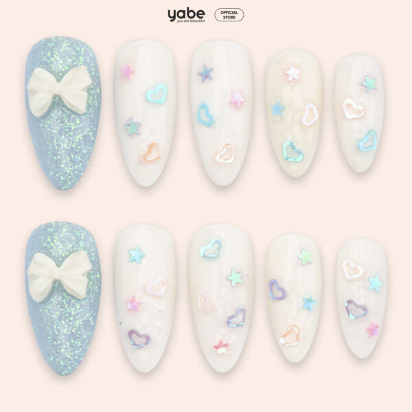 Press on nails beauty blue 1320