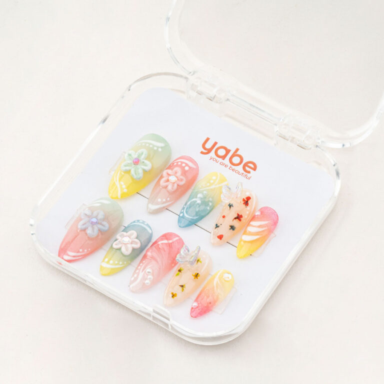 Press on nails shinny mixcolor 1327