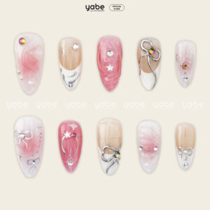 Press on Nails Beauty Pink 1372