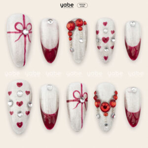 Press on Nails Beauty Red 1374