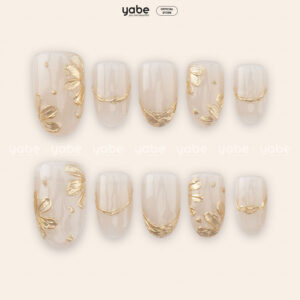 Press on Nails Beauty Cream 1393