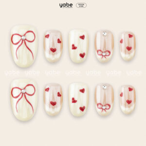 Press on Nails Lovely White 1396