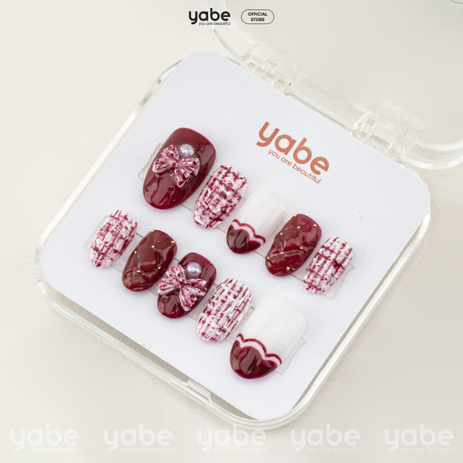 Press on nails lovely red 1414